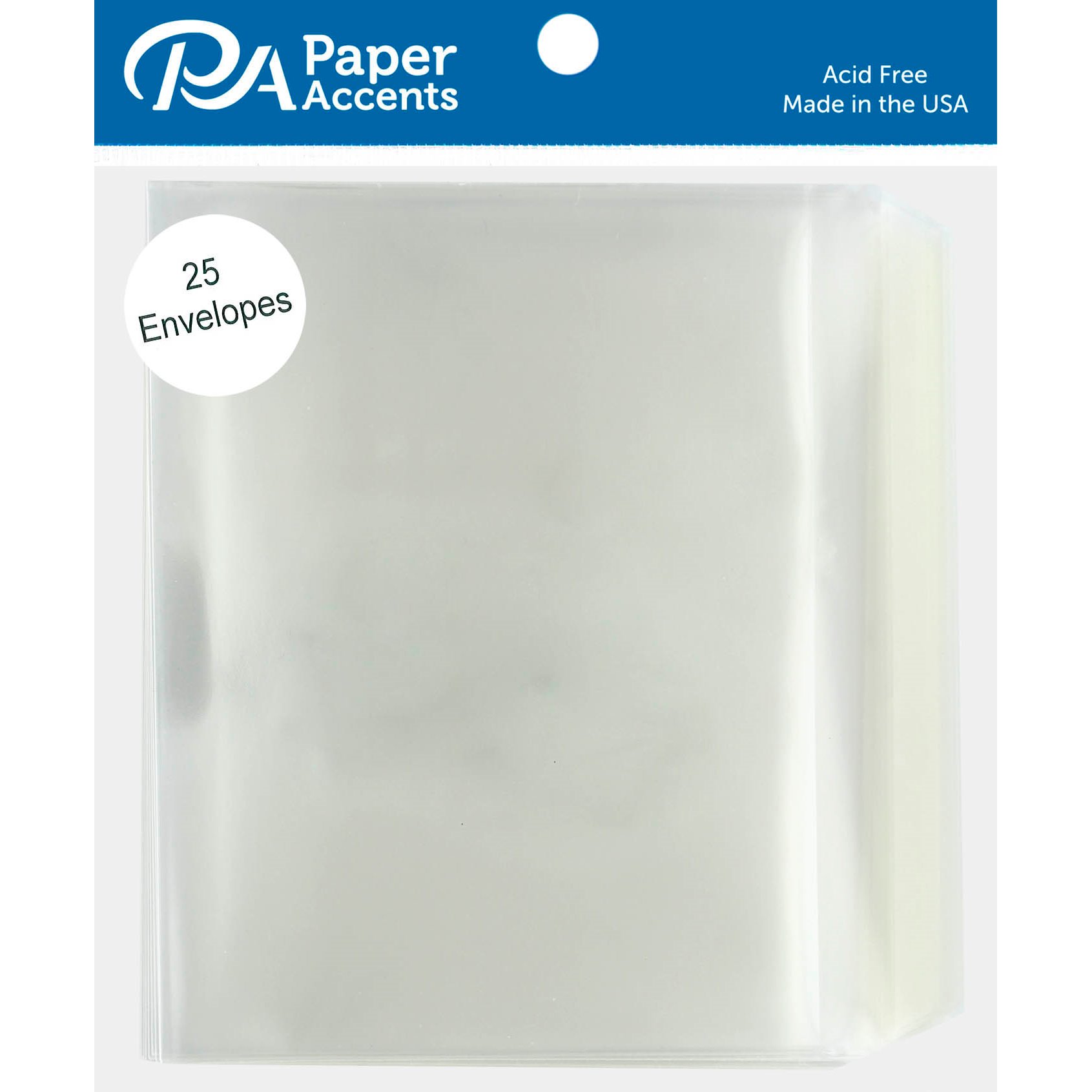 PA Paper™ Accents 4.38 x 5.75 Clear Envelopes, 25ct.